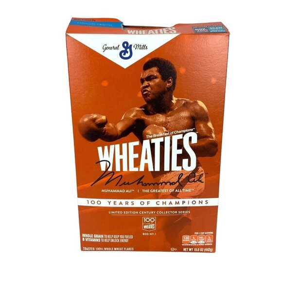 Muhammad Ali Wheaties Cereal Box Empty Limited Edition 100 Years Of Champions - Picture 1 of 7